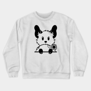 Flower Degu Crewneck Sweatshirt